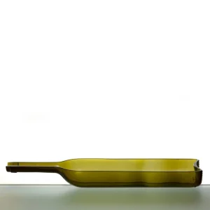 Giovacchino Barni Tapaslautanen viinipullosta, vihreä 28 cm
