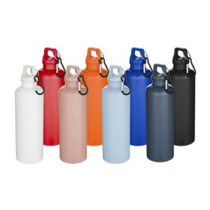 Oregon 750 ml:n RCS-kierrätetystä muovista valmistettu vesipullo jousihaalla